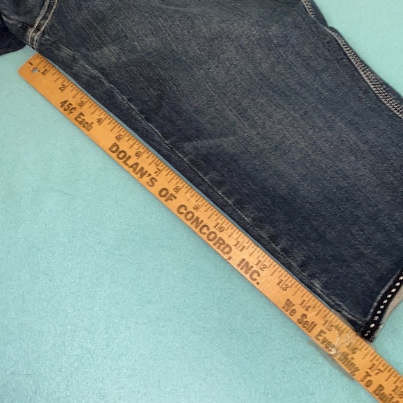 A.N.A A New Approach capri denim blue with white accent stitching size 12 - Picture 7 of 12